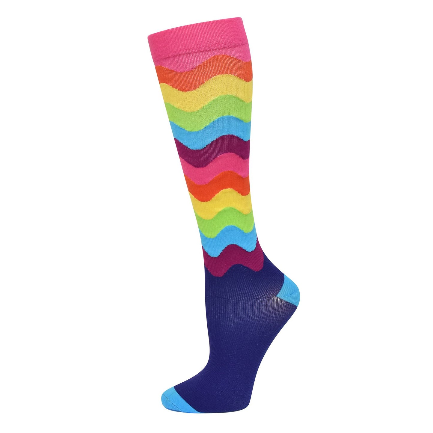 Rainbow Compression Sock