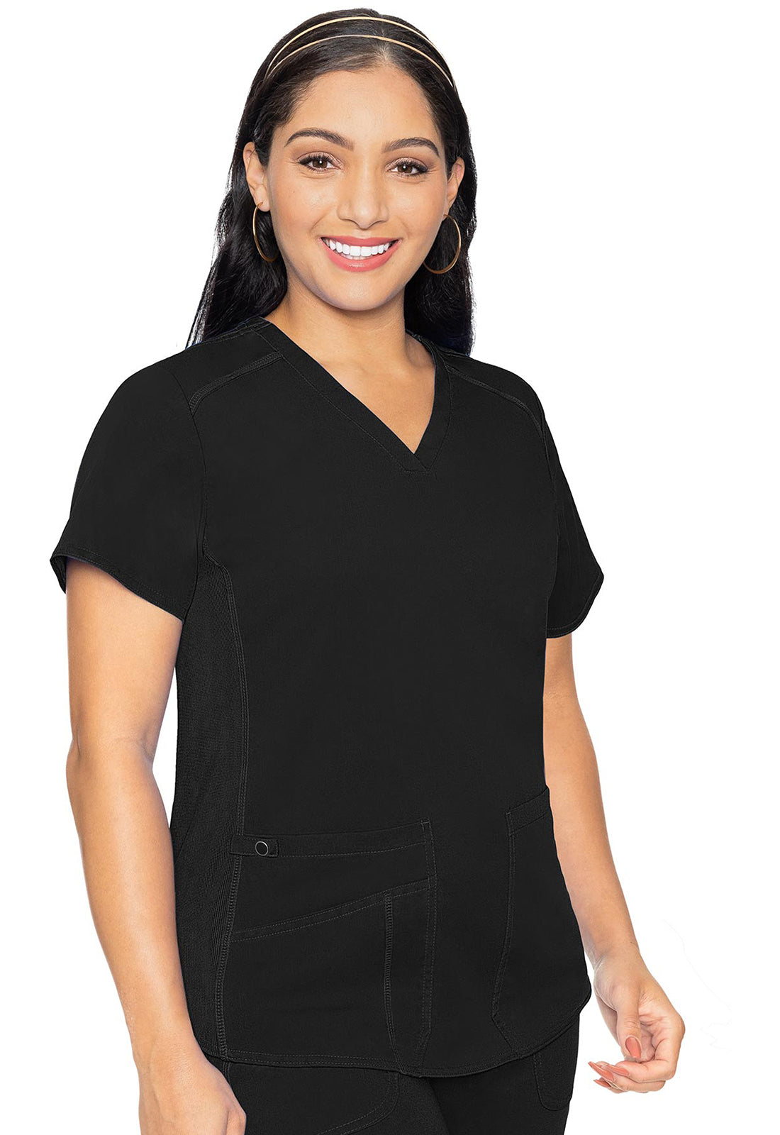 V-NECK SHIRTTAIL TOP/ MC7459