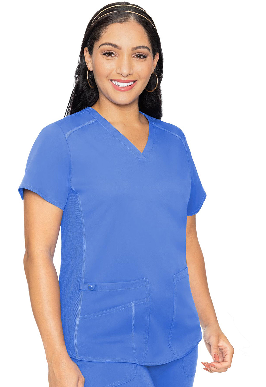 V-NECK SHIRTTAIL TOP/ MC7459