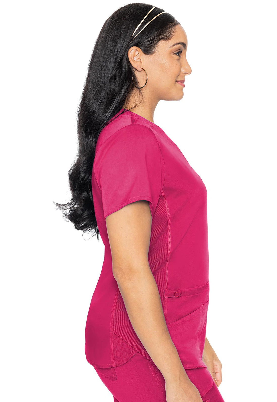 V-NECK SHIRTTAIL TOP/ MC7459