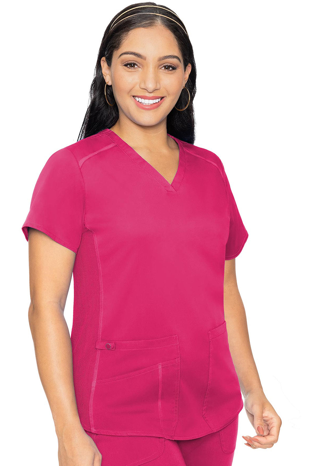 V-NECK SHIRTTAIL TOP/ MC7459