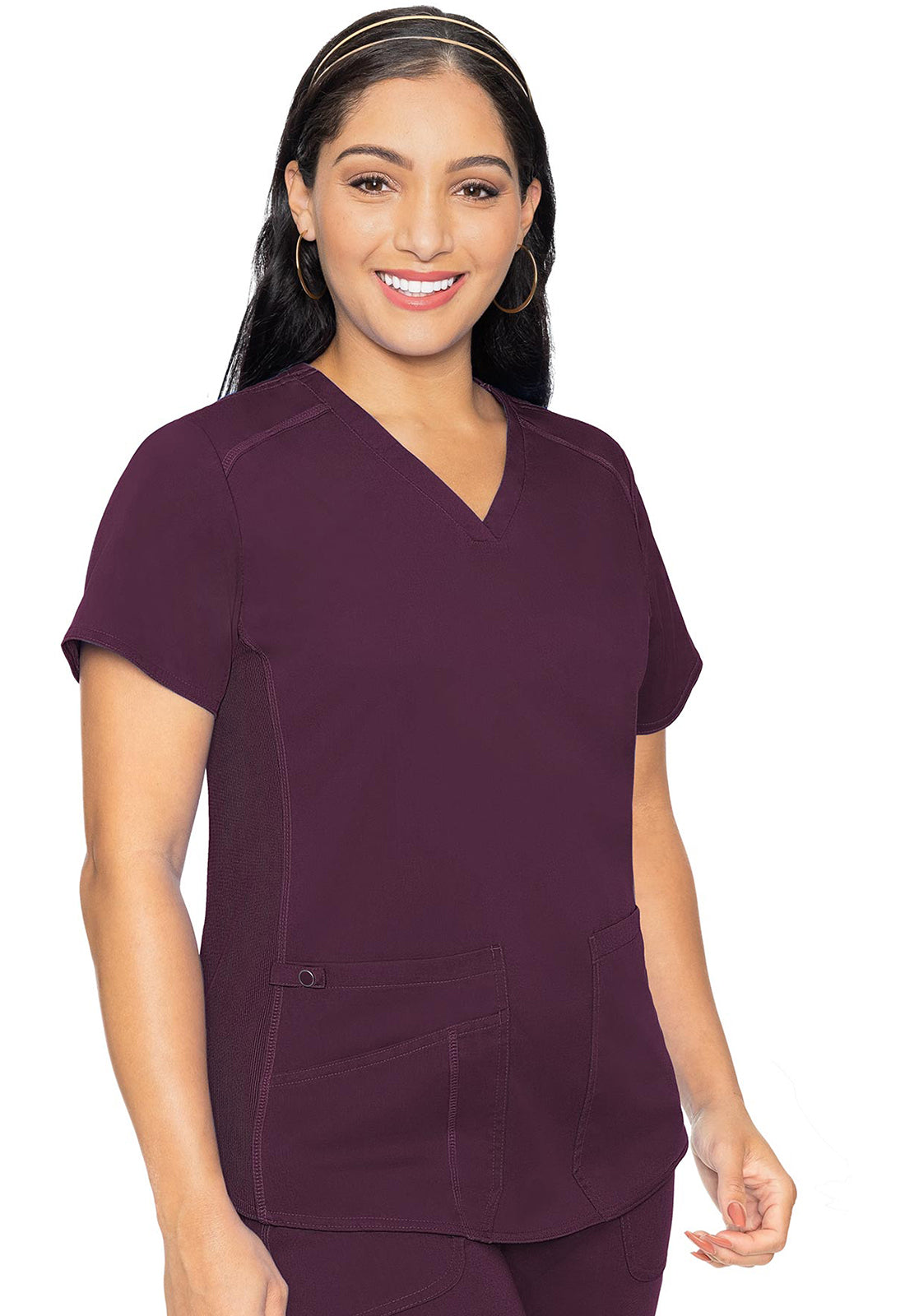 V-NECK SHIRTTAIL TOP/ MC7459