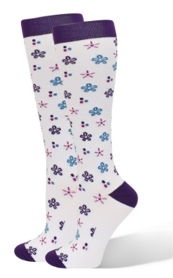 Flower Bursts Fashion Compression Sock