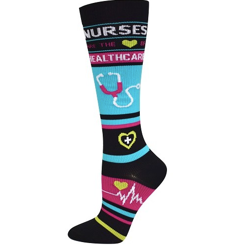 Healthcare Fashion Compression Sock-XL