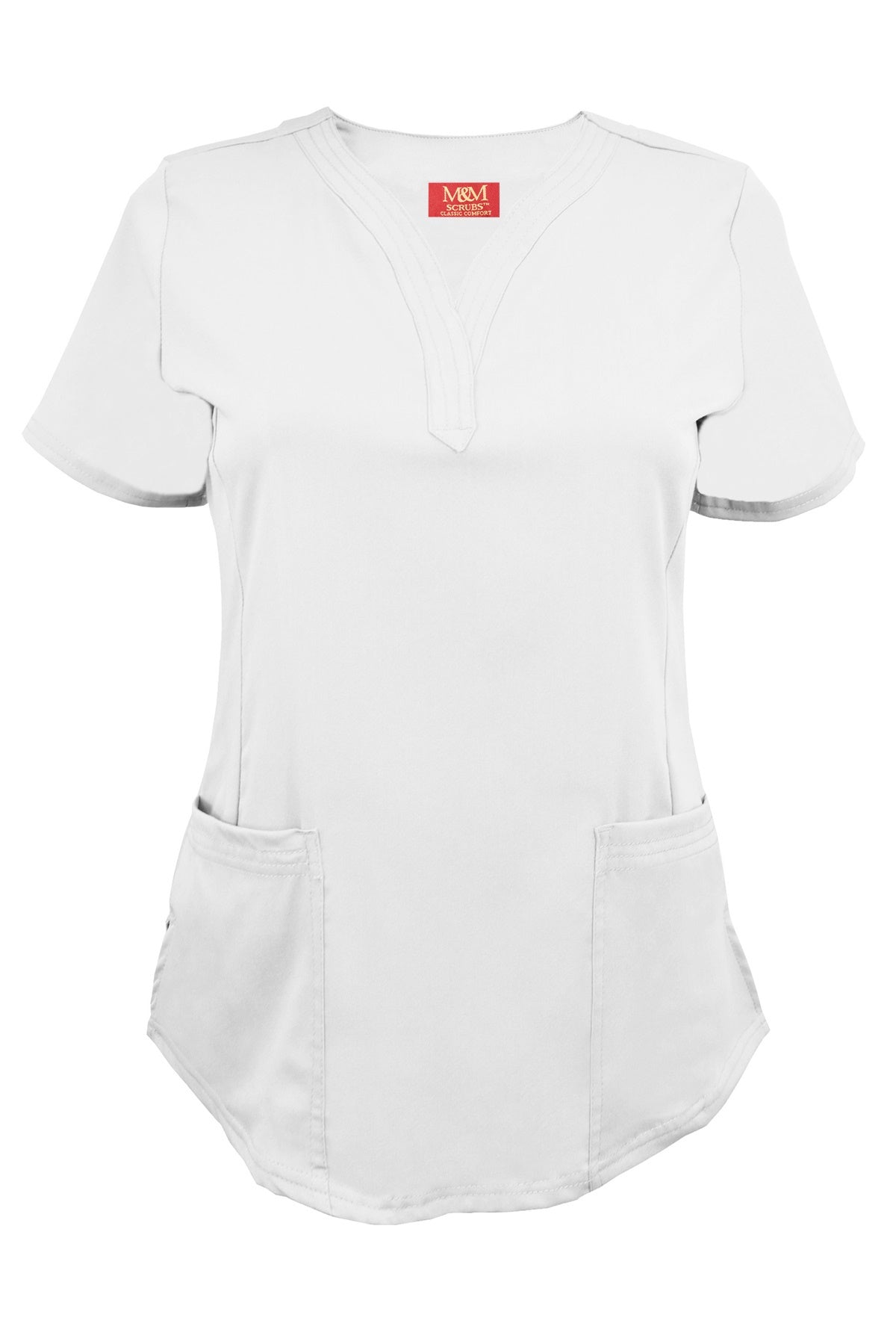ULTRASOFT STRETCH DROP NECK 2 POCKET SCRUB TOP