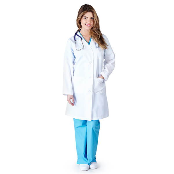 Womens 3 Pocket Labcoat