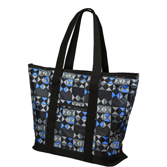 Blue/Grey Large Tote