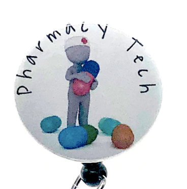 Pharmacy Tech 1 ID Badge Reel